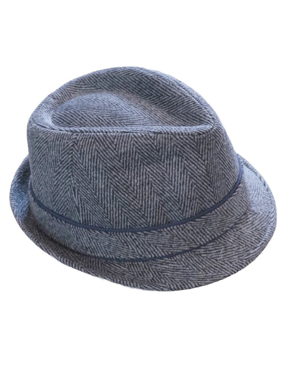Men's Paulo Solari Hat, Gray w/Blue Trim, Size L/XL,